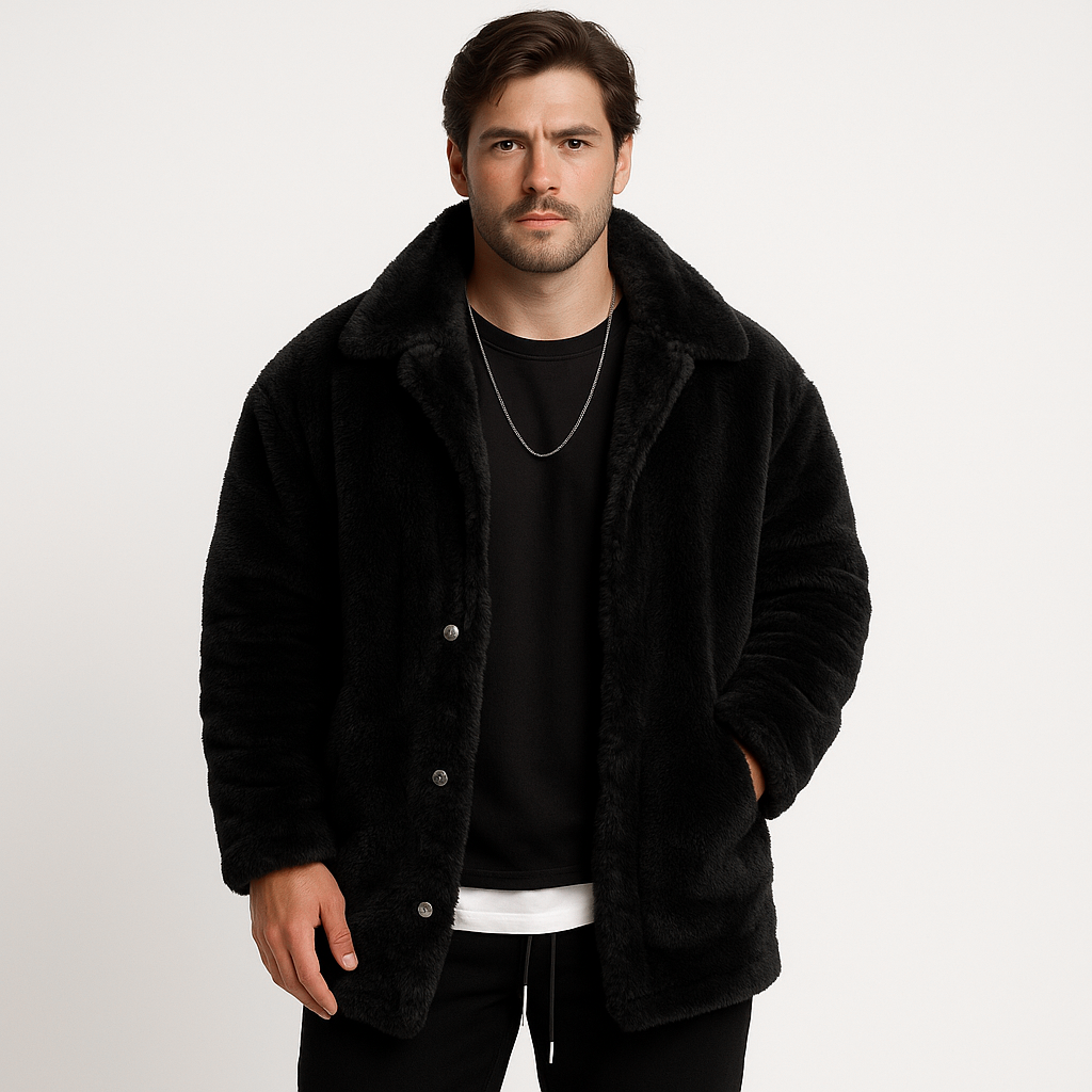 Classic Mens Overcoat for Stylish Warmth