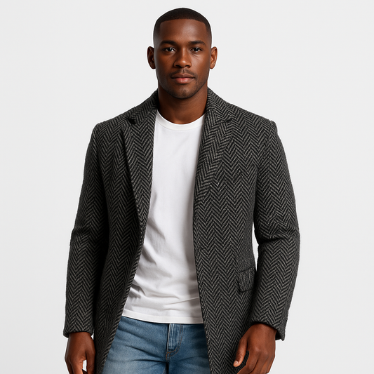 Mens Herringbone Overcoat for Every Occasion
